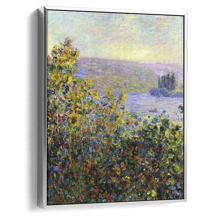 Flowers Beds at Vetheuil (1881) by Claude Monet