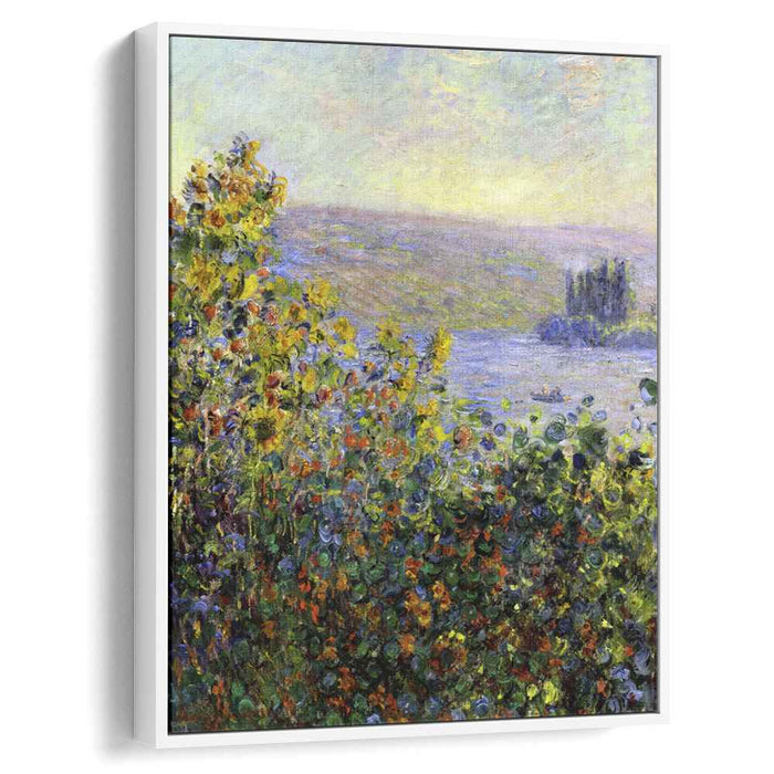 Flowers Beds at Vetheuil (1881) by Claude Monet