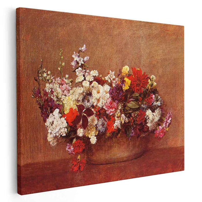 Flowers in a Bowl (1886) by Henri Fantin-Latour