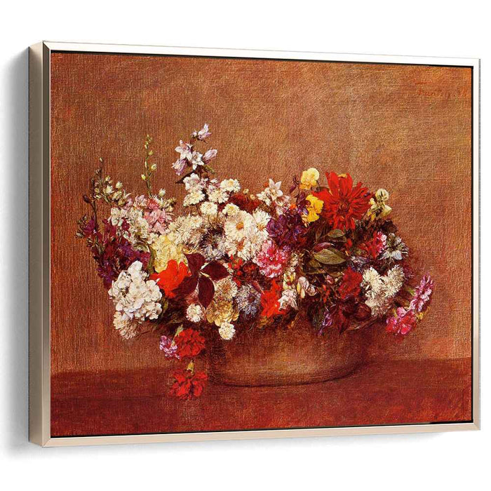 Flowers in a Bowl (1886) by Henri Fantin-Latour
