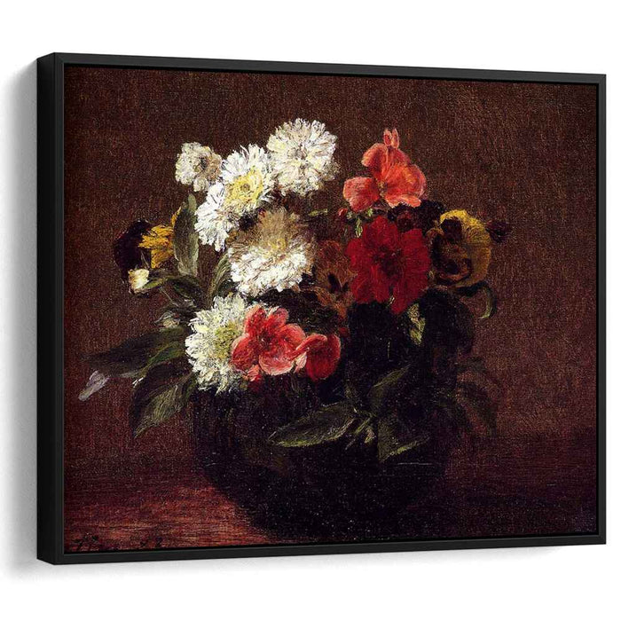 Flowers In A Clay Pot (1883) by Henri Fantin-Latour