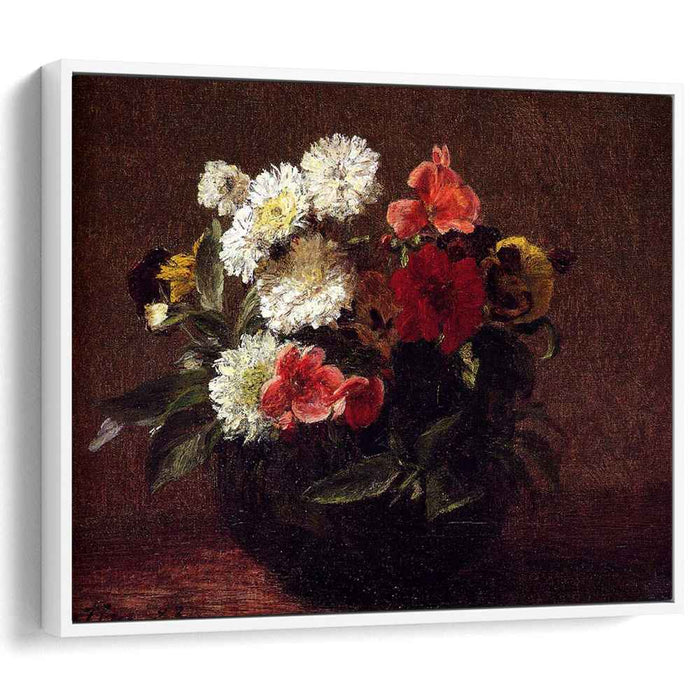 Flowers In A Clay Pot (1883) by Henri Fantin-Latour