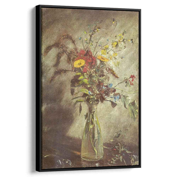 Flowers in a glass vase (1814) by John Constable