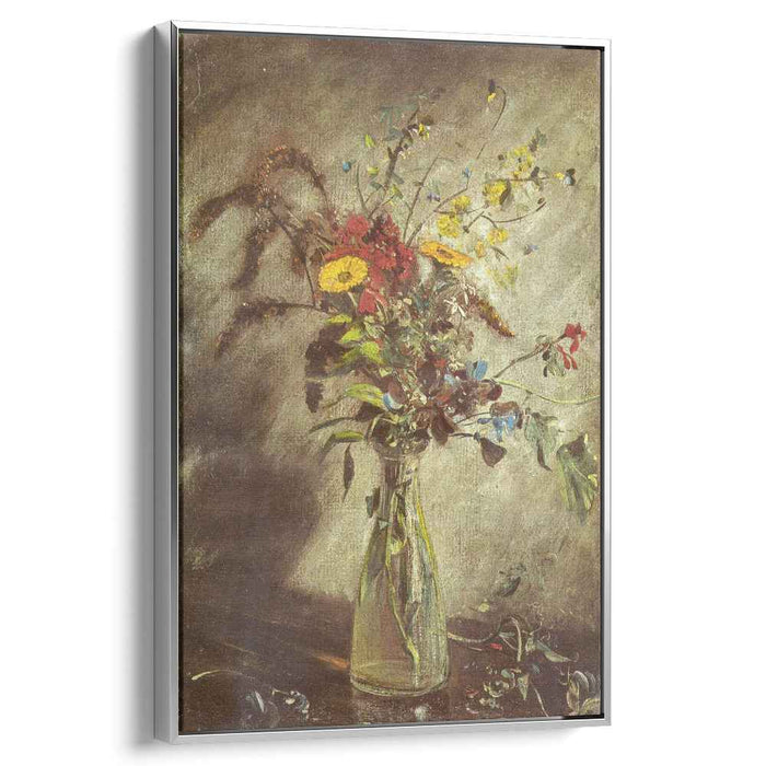 Flowers in a glass vase (1814) by John Constable