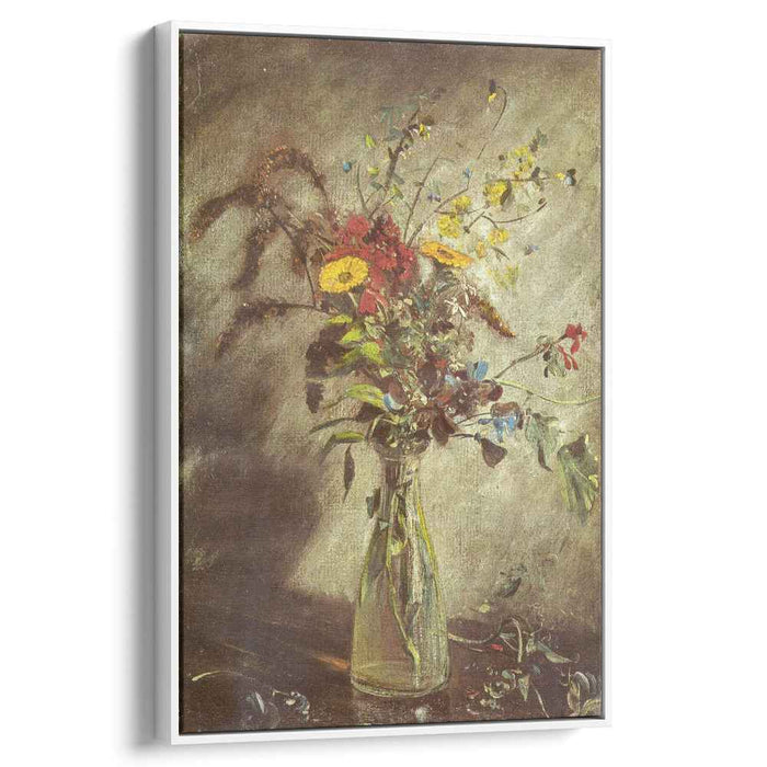 Flowers in a glass vase (1814) by John Constable