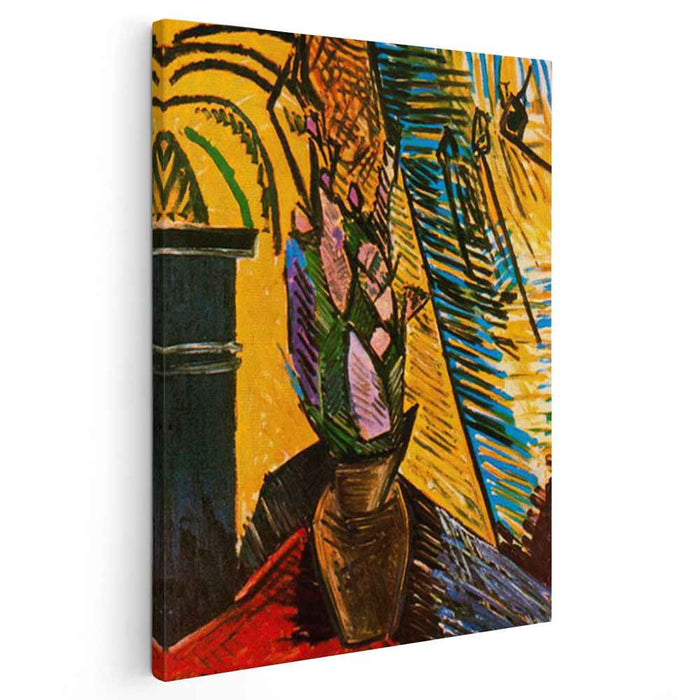 Flowers on the table (1907) by Pablo Picasso