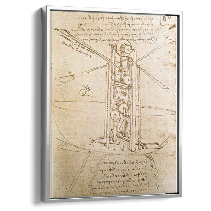 Flying machine (1487) by Leonardo da Vinci