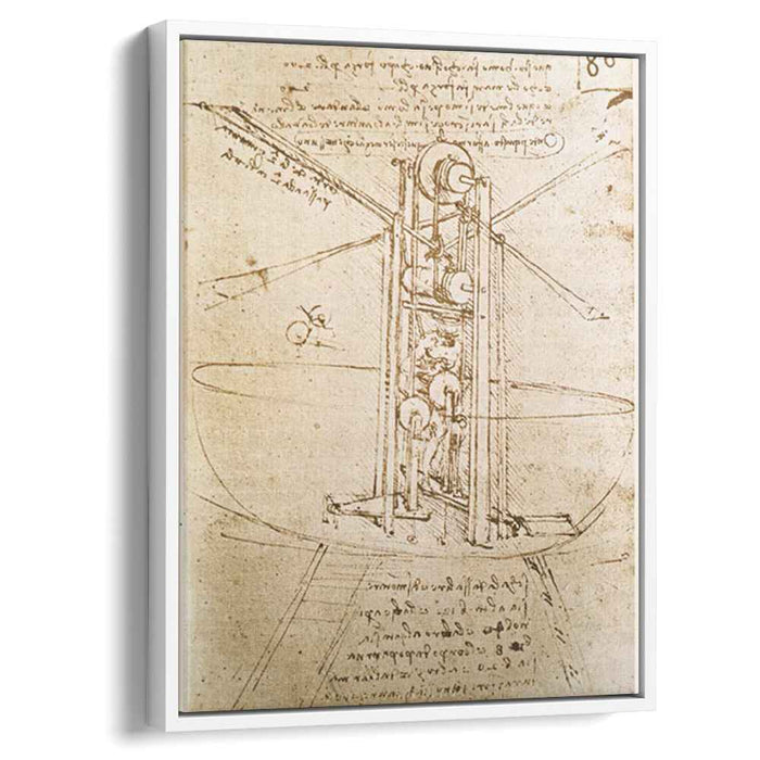 Flying machine (1487) by Leonardo da Vinci