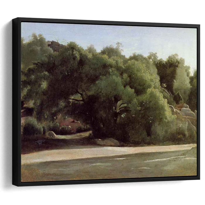 Homer and the Shepherds in a Landscape (1845) by Camille Corot