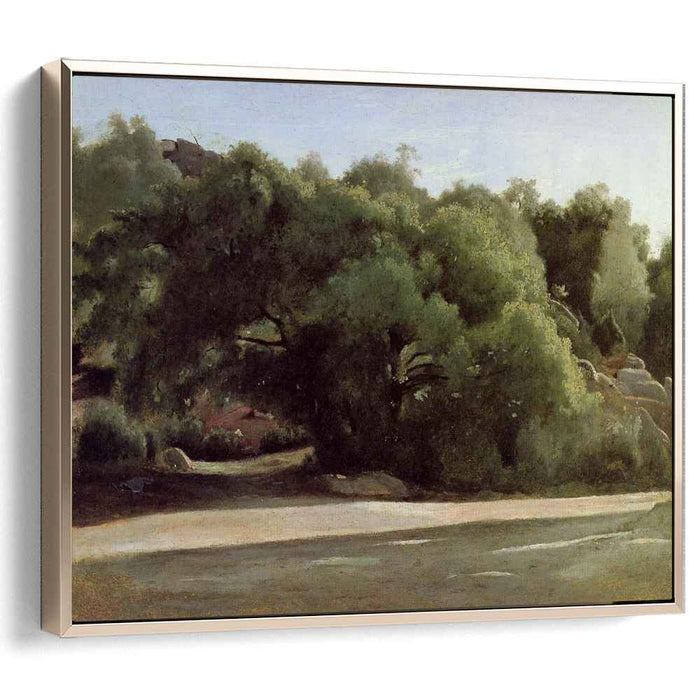 Homer and the Shepherds in a Landscape (1845) by Camille Corot