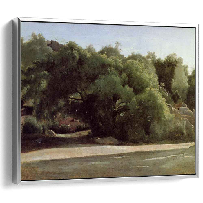 Homer and the Shepherds in a Landscape (1845) by Camille Corot