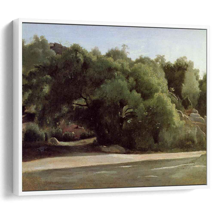 Homer and the Shepherds in a Landscape (1845) by Camille Corot