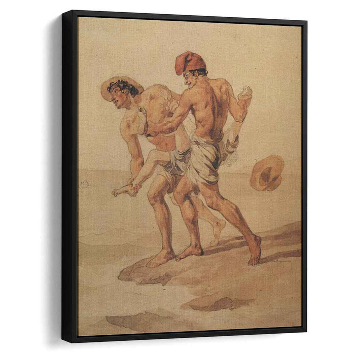 Forced to Swim (1852) by Karl Bryullov