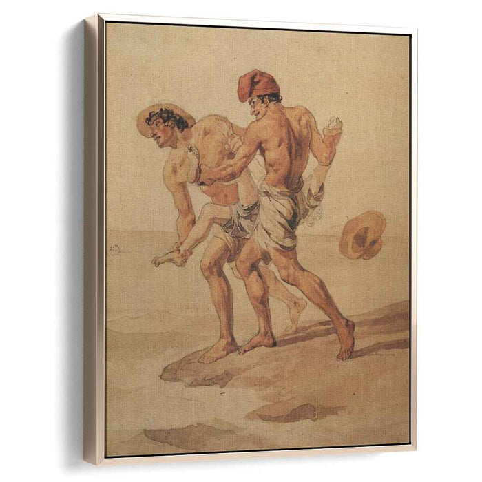 Forced to Swim (1852) by Karl Bryullov