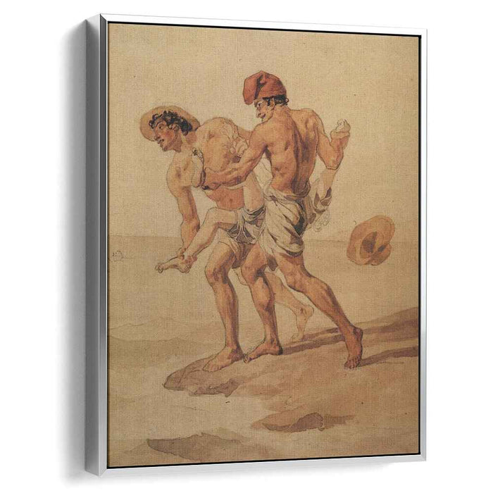 Forced to Swim (1852) by Karl Bryullov