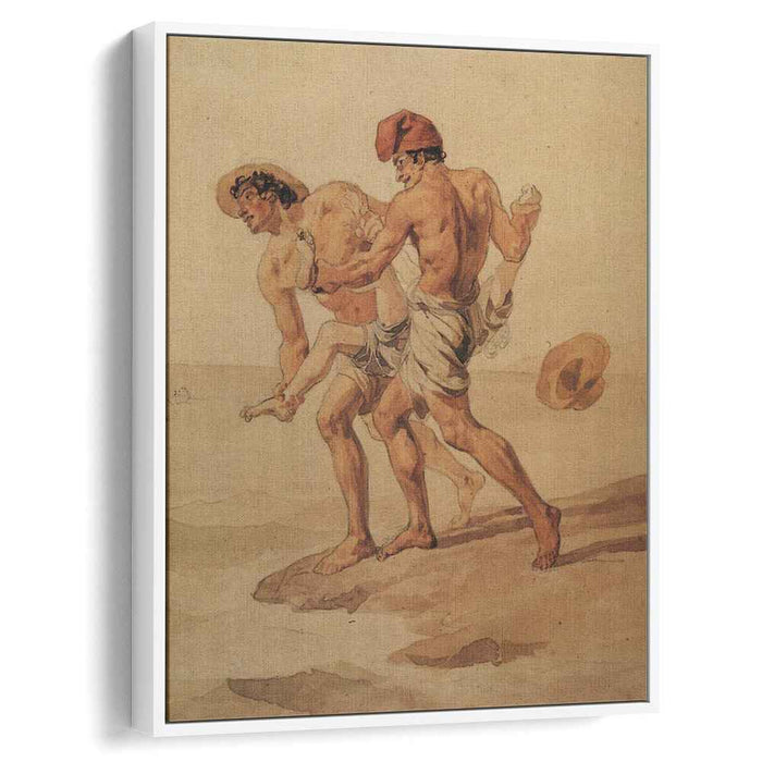 Forced to Swim (1852) by Karl Bryullov