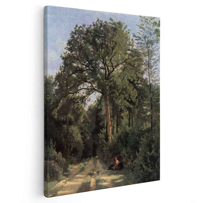 Forest Entrance at Ville d'Avray by Camille Corot