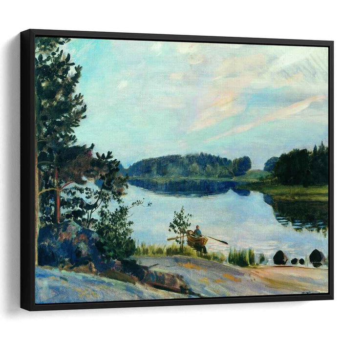 Forest Lake in the Konkol (1917) by Boris Kustodiev