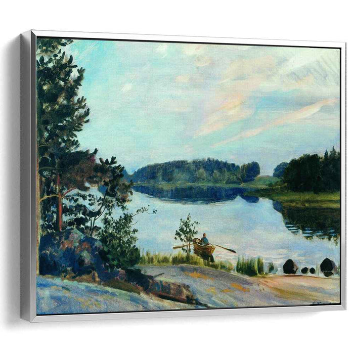 Forest Lake in the Konkol (1917) by Boris Kustodiev