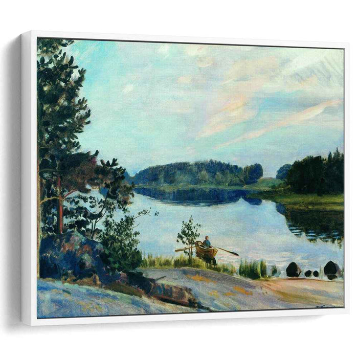 Forest Lake in the Konkol (1917) by Boris Kustodiev