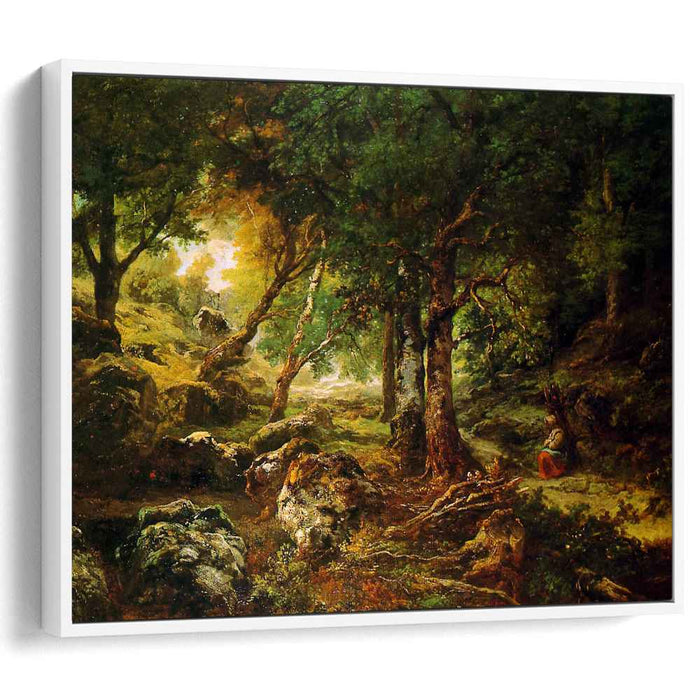 Forest landscape Sun (1850) by Theodore Rousseau