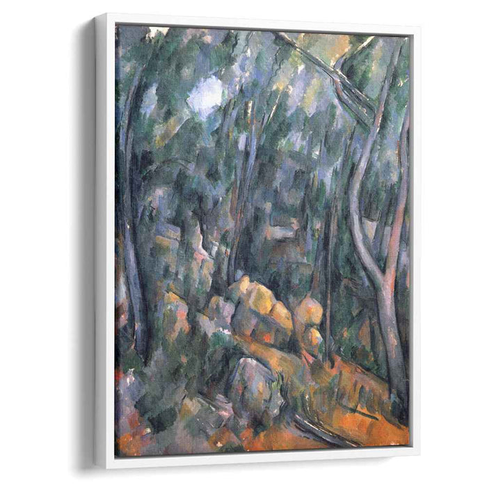 Forest near the rocky caves above the Chateau Noir (1904) by Paul Cezanne
