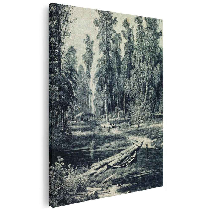 Forest River (1893) by Ivan Shishkin