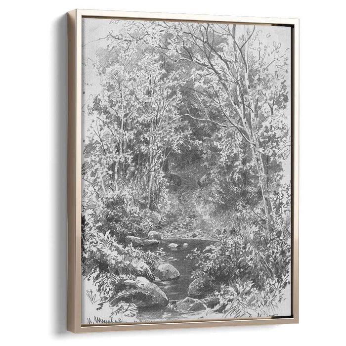 Forest Stream by Ivan Shishkin