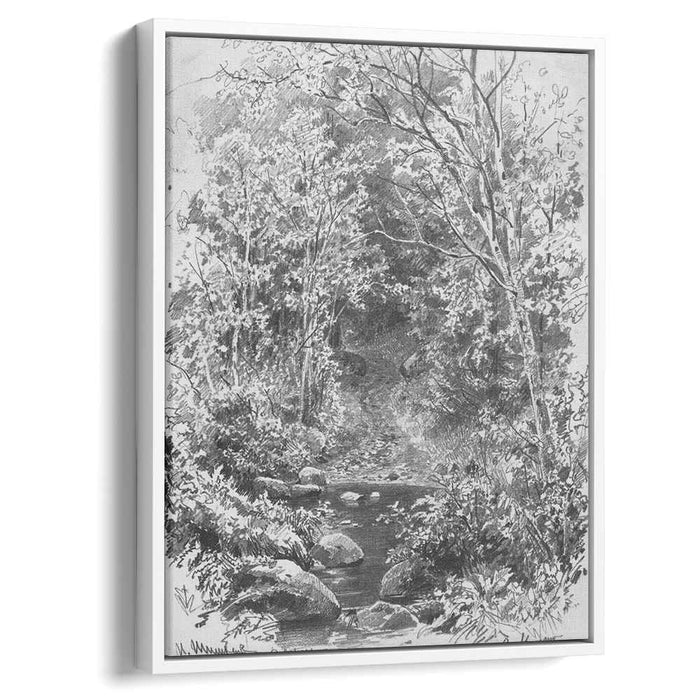 Forest Stream by Ivan Shishkin