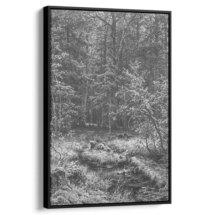 Forest swamp (1889) by Ivan Shishkin