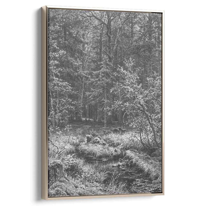 Forest swamp (1889) by Ivan Shishkin