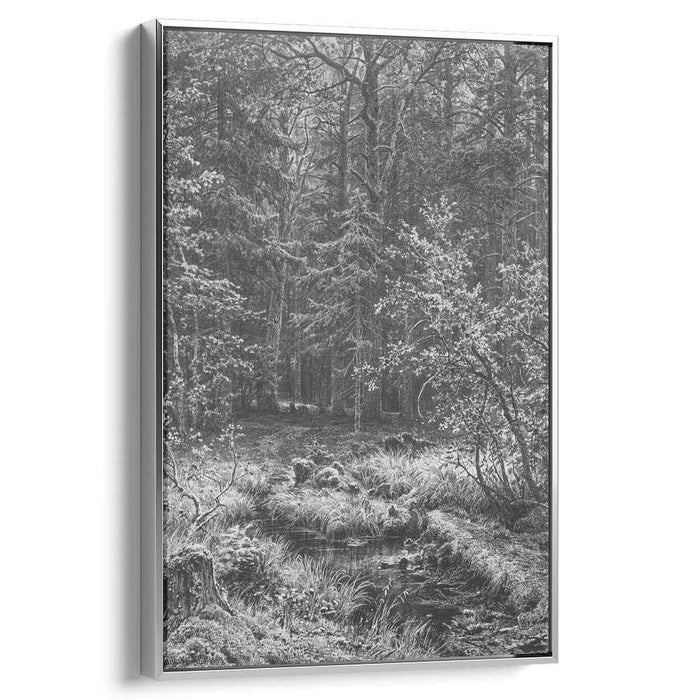 Forest swamp (1889) by Ivan Shishkin