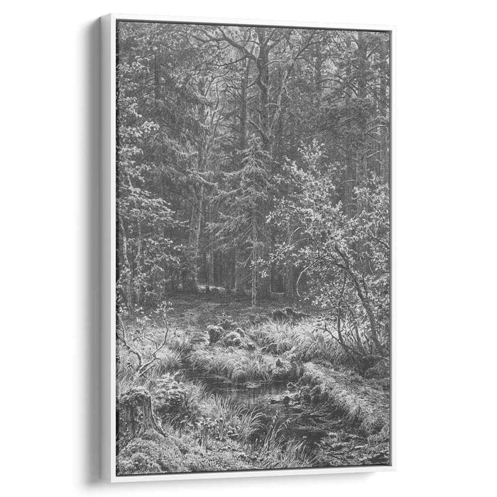 Forest swamp (1889) by Ivan Shishkin