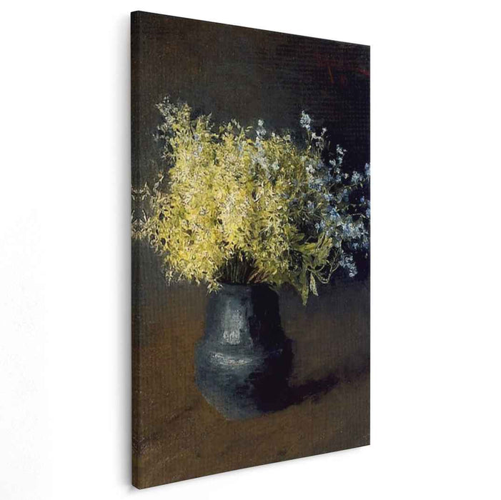 Forest violets and forget-me-nots (1889) by Isaac Levitan