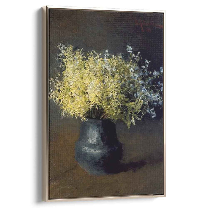 Forest violets and forget-me-nots (1889) by Isaac Levitan