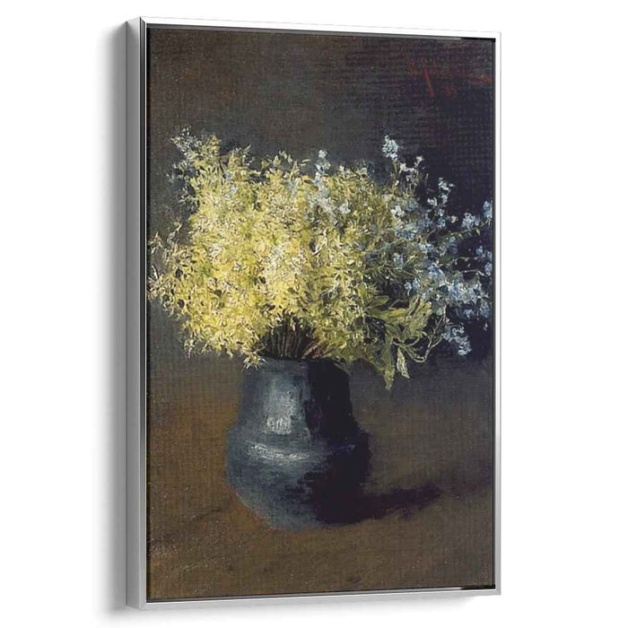 Forest violets and forget-me-nots (1889) by Isaac Levitan