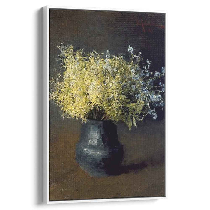 Forest violets and forget-me-nots (1889) by Isaac Levitan