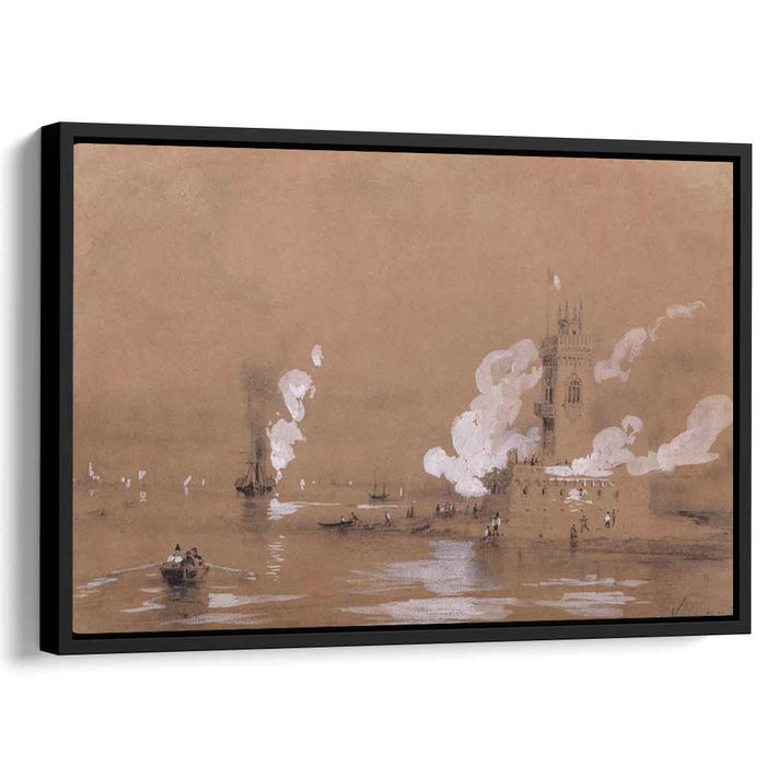 Fortress at the Sea by Ivan Aivazovsky