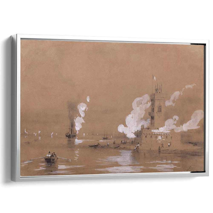 Fortress at the Sea by Ivan Aivazovsky