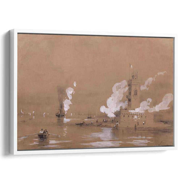 Fortress at the Sea by Ivan Aivazovsky