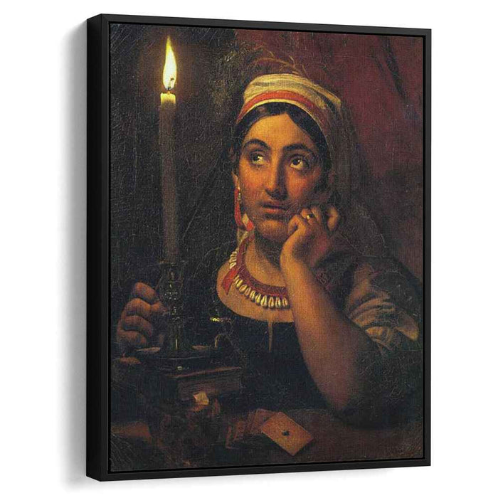 Fortune-teller with a candle (1830) by Orest Kiprensky