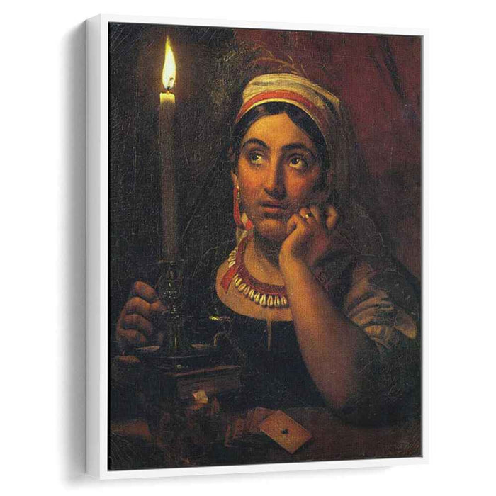 Fortune-teller with a candle (1830) by Orest Kiprensky