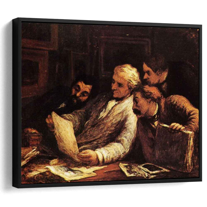 Four Amateur Print Lovers by Honore Daumier