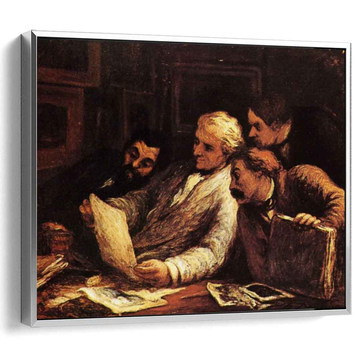 Four Amateur Print Lovers by Honore Daumier