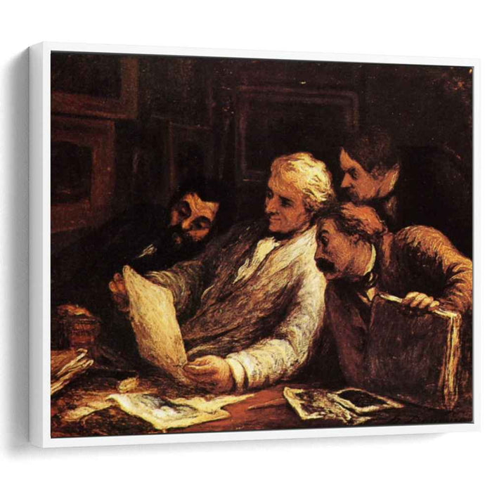 Four Amateur Print Lovers by Honore Daumier