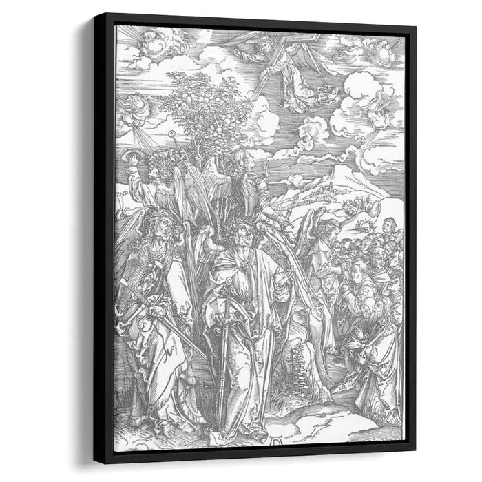 Four Angels Staying the Winds and Signing the Chosen (1498) by Albrecht Durer