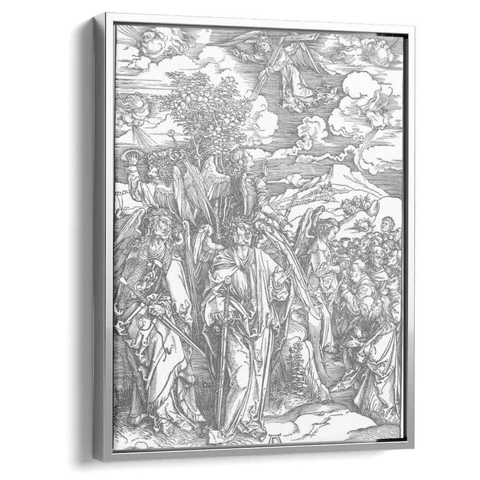 Four Angels Staying the Winds and Signing the Chosen (1498) by Albrecht Durer