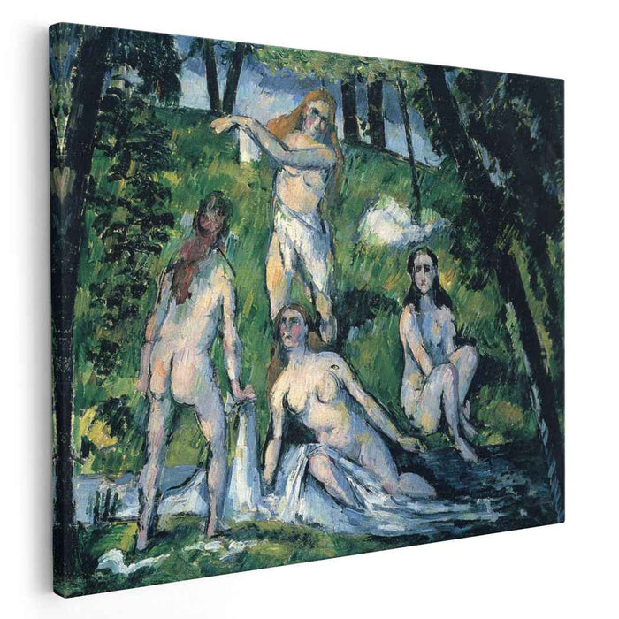 Four Bathers (1878) by Paul Cezanne