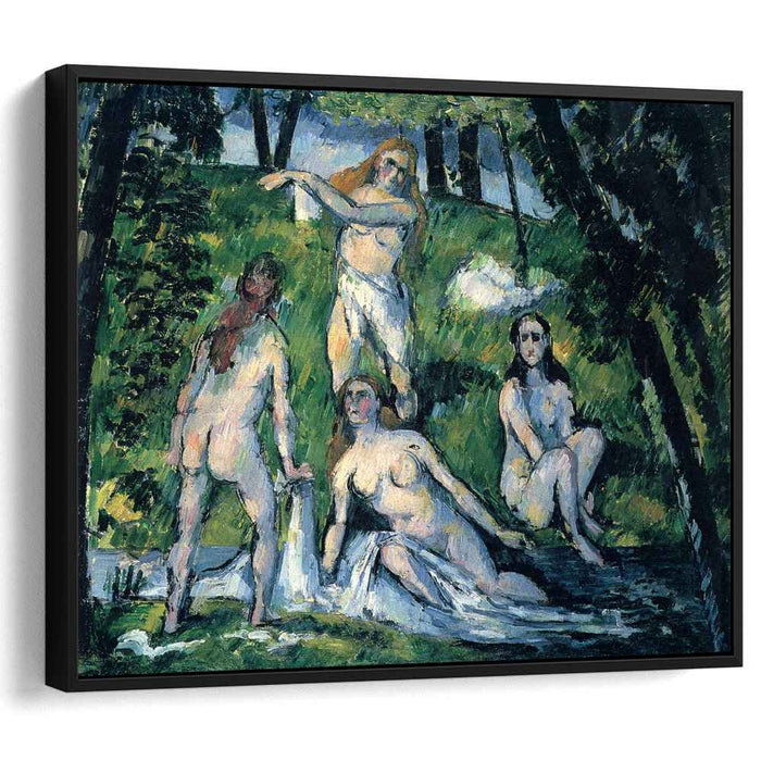 Four Bathers (1878) by Paul Cezanne