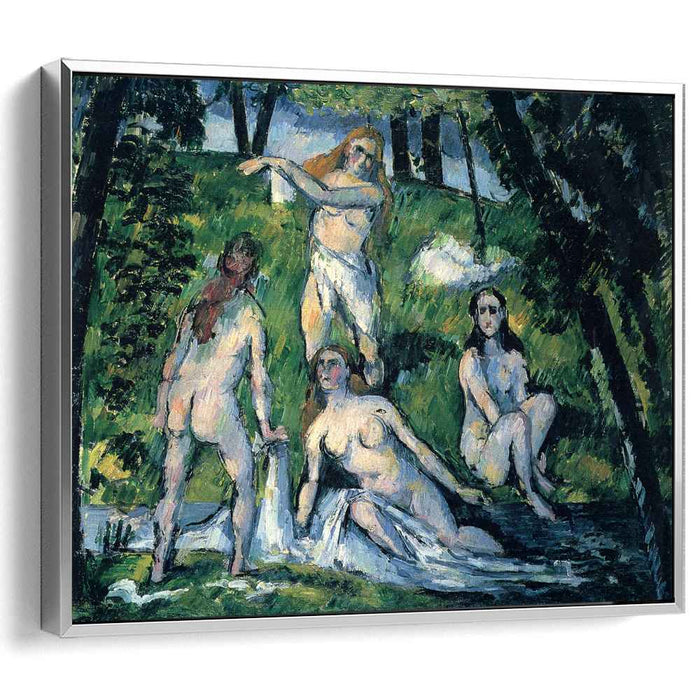 Four Bathers (1878) by Paul Cezanne